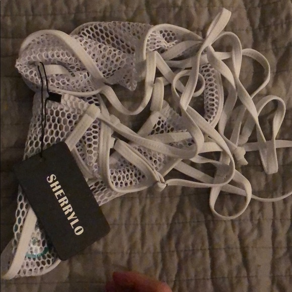 White mesh bikini 2 piece - Picture 4 of 4